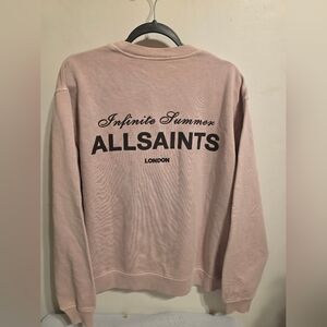 Allsaints Etta Soleil Oversized Sweatshirt Size M